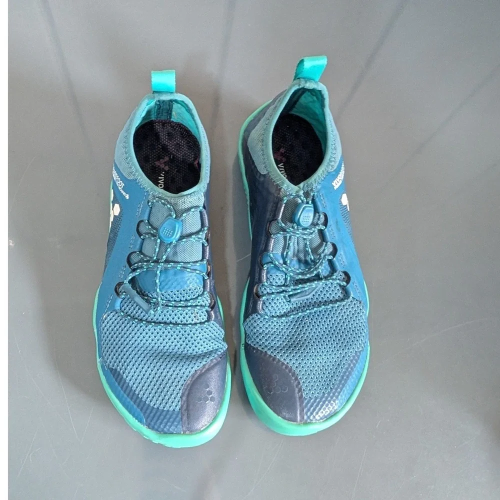 Vivobarefoot Primus Swimrun FG Blue Teal Minimalist Running Shoes Womens 38
